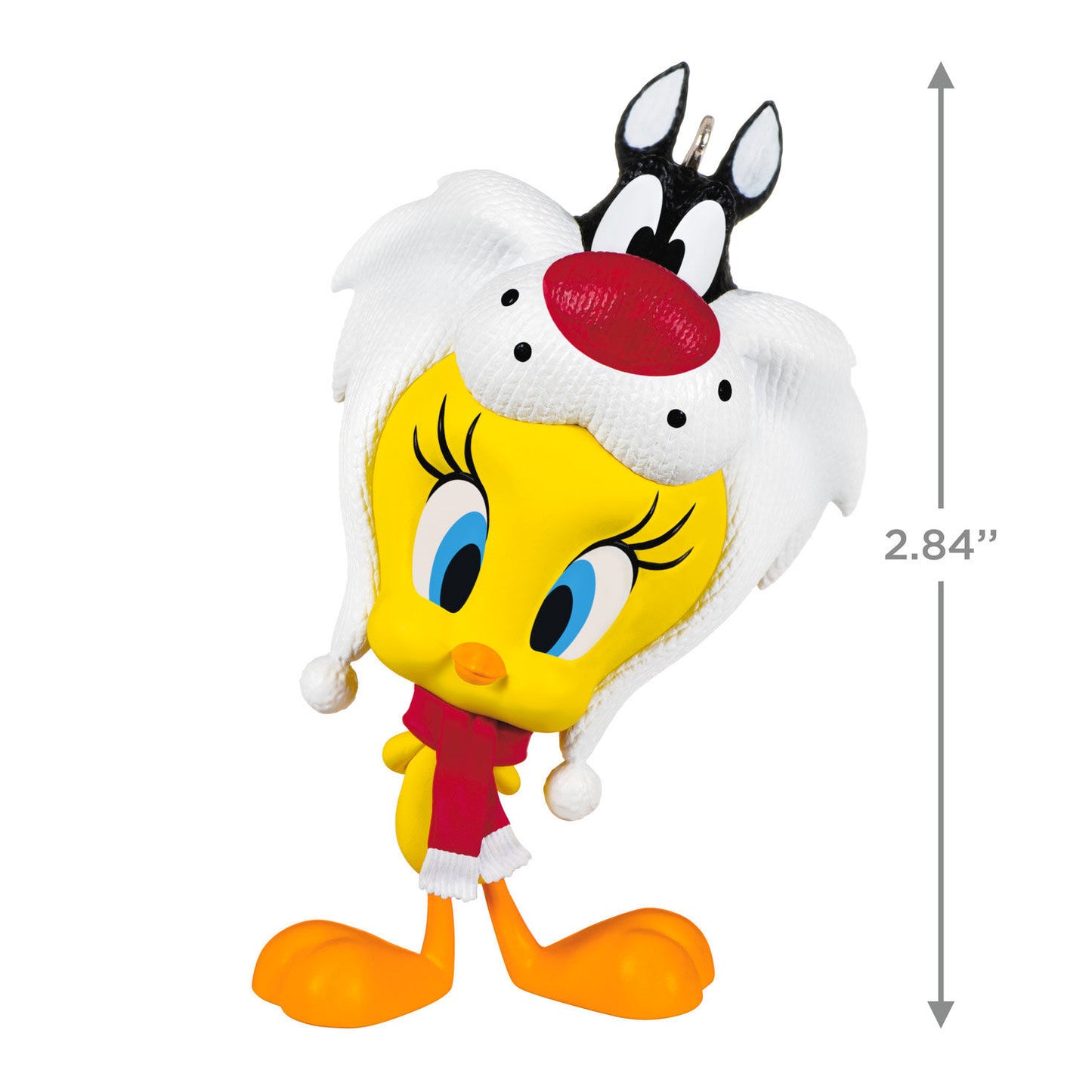 Looney Tunes™ Tweety™ Puddy Tat Hat — Hallmark Keepsake Christmas Ornament