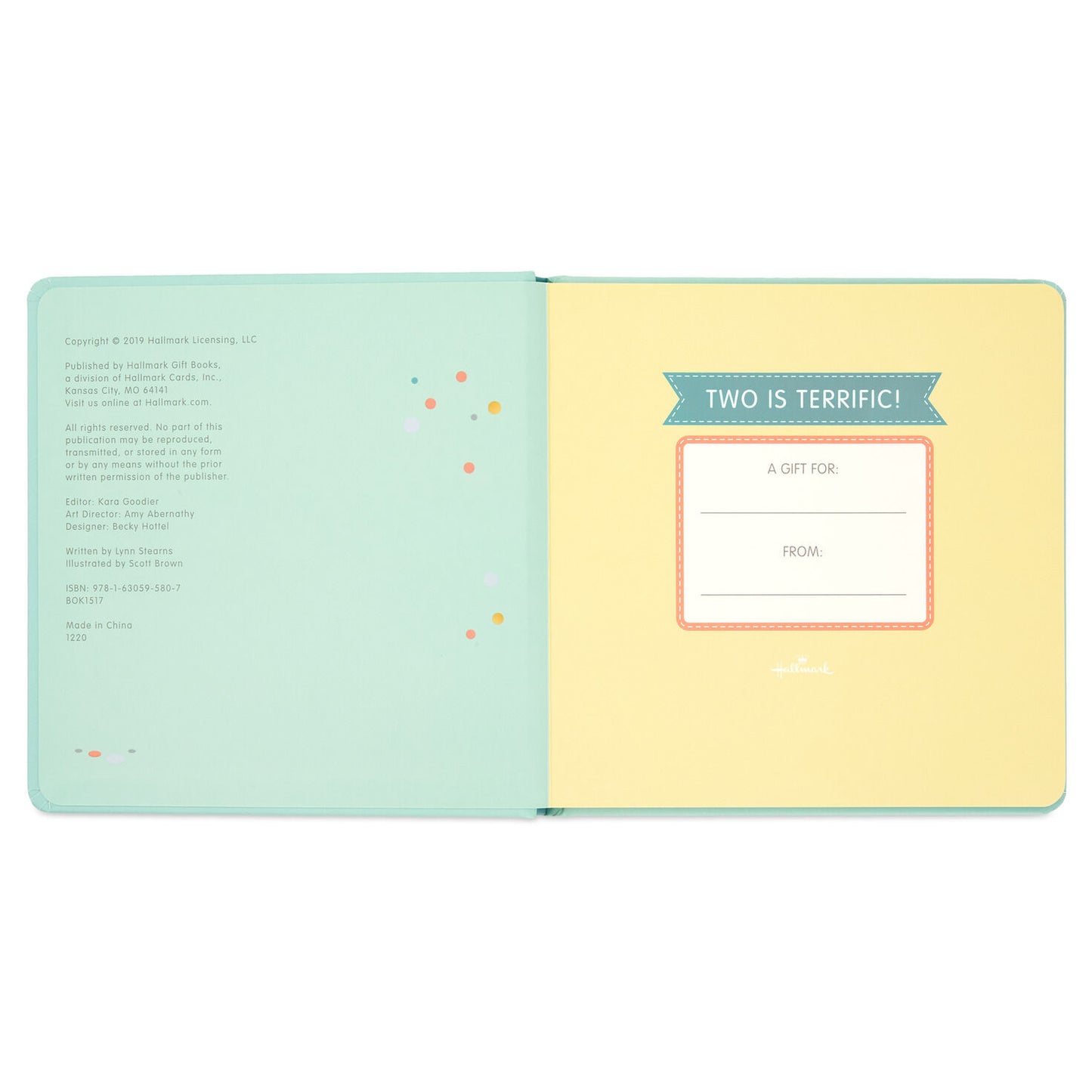 Two Is Terrific! Birthday Book