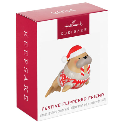 Festive Flippered Friend (Miniature) — Hallmark Keepsake Christmas Ornament