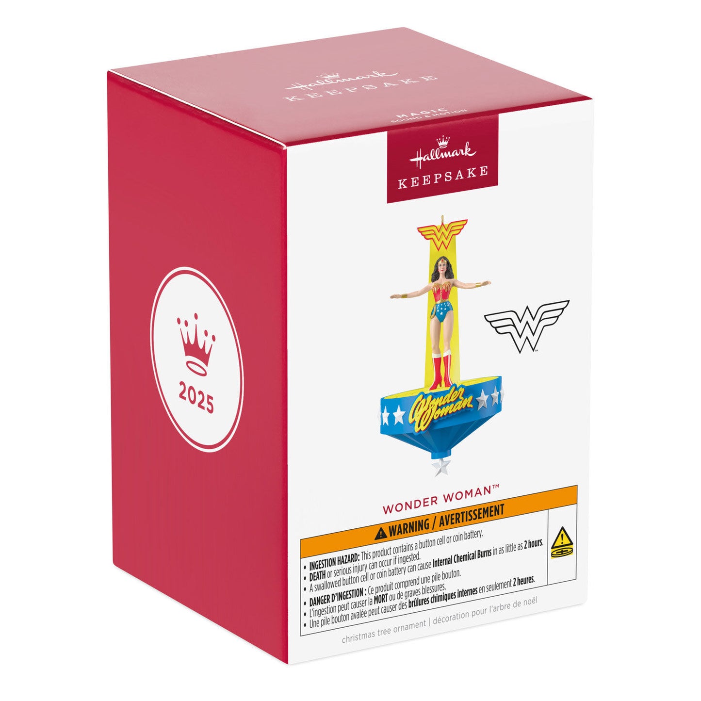 DC™ Wonder Woman™ Musical With Motion — 2025 Hallmark Keepsake Christmas Ornament