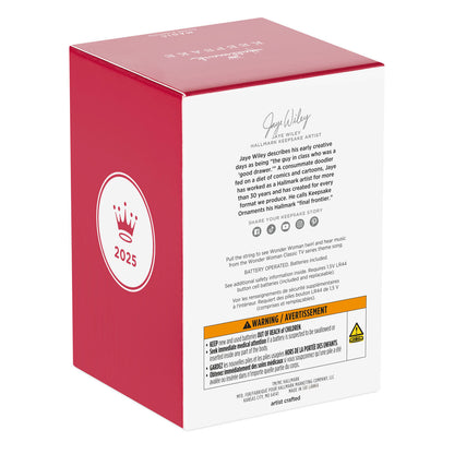 DC™ Wonder Woman™ Musical With Motion — 2025 Hallmark Keepsake Christmas Ornament