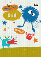 Dad Colourful Monsters Editable Text