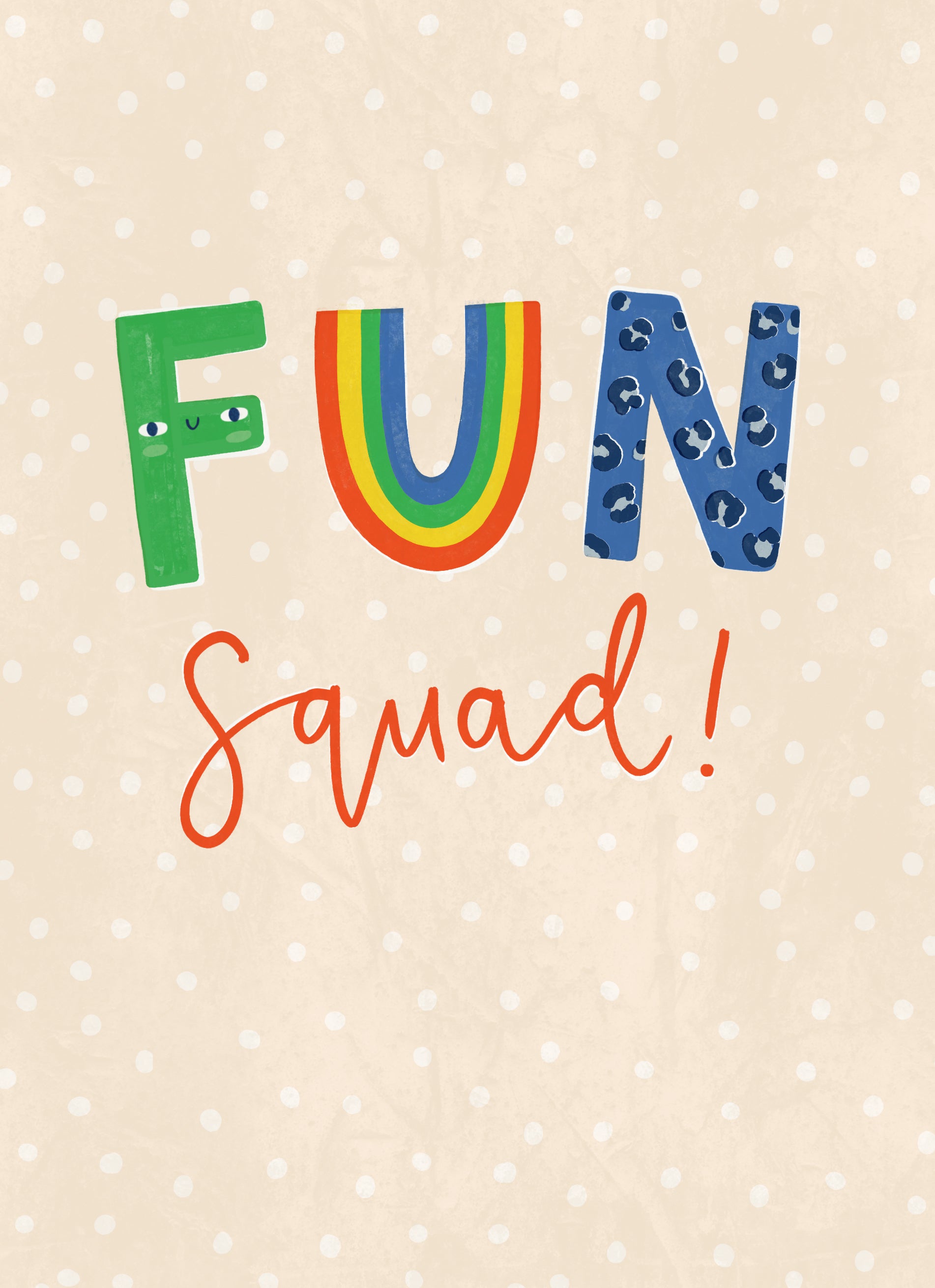 Fun Squad Friends Birthday Card