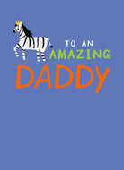 Amazing Daddy Illustrated Contemporary Zebra