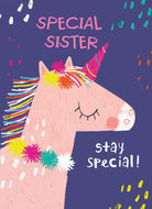 Sister Special Magical Unicorn Editable