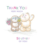 Cute Thank You Forever Friends Owl Bear