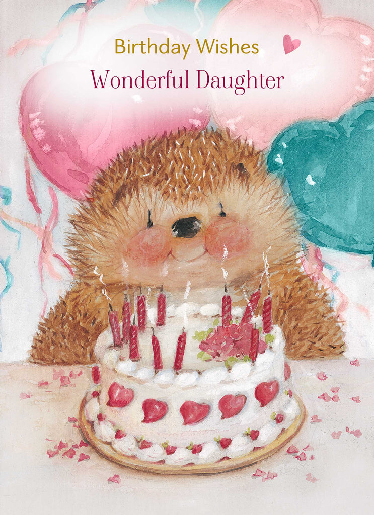 Cute Daughter Country Companions Hedgehog Cake