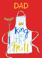 Dad King Of The Grill Bbq Apron