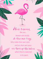 Encouragement Women Flamingo