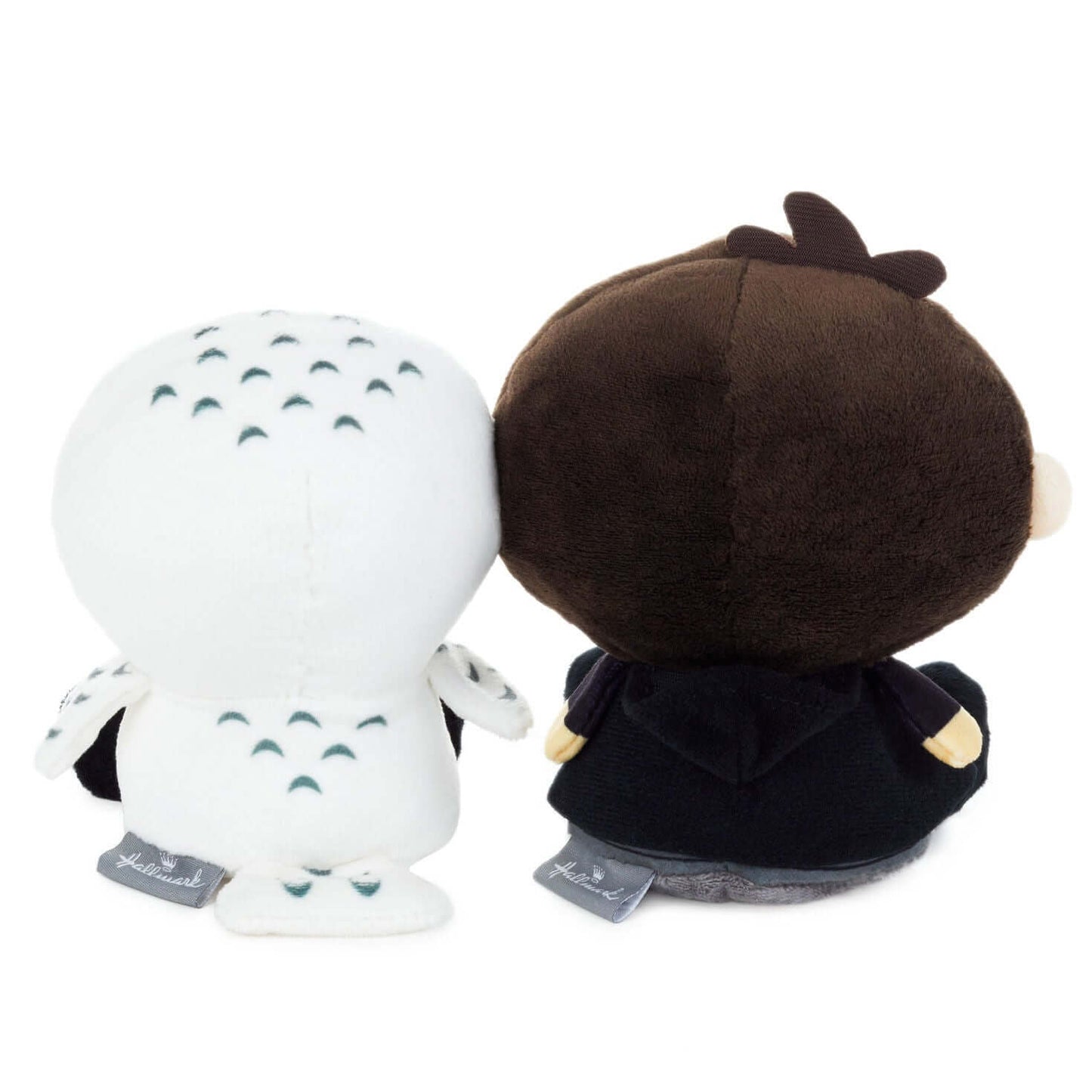 Better Together Harry Potter™ and Hedwig™ Magnetic Plush Pair, 5.5" from the back, showcasing character details and soft textures.