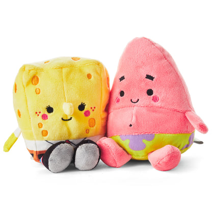 Better Together Nickelodeon SpongeBob and Patrick Magnetic Plush Pair, 5.75"
