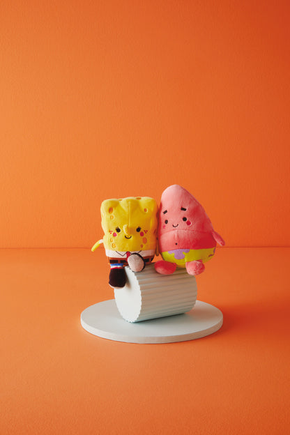 Better Together Nickelodeon SpongeBob and Patrick Magnetic Plush Pair, 5.75"