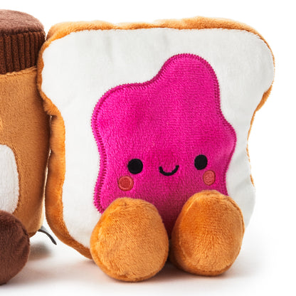 Better Together Peanut Butter and Jelly Magnetic Plush Pair, 5"