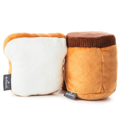 Better Together Peanut Butter and Jelly Magnetic Plush Pair, 5"