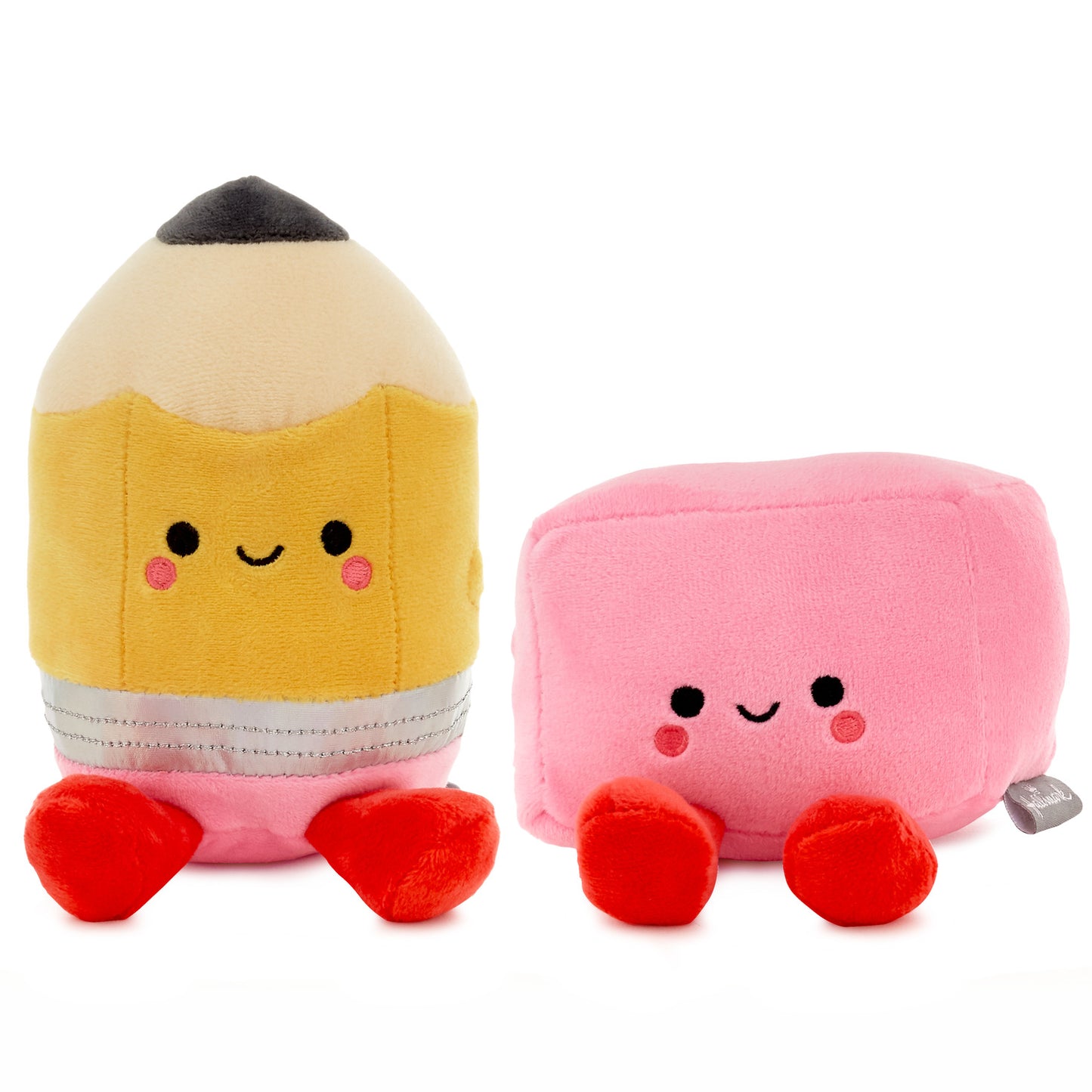Better Together Pencil and Eraser Magnetic Plush Pair, 6"