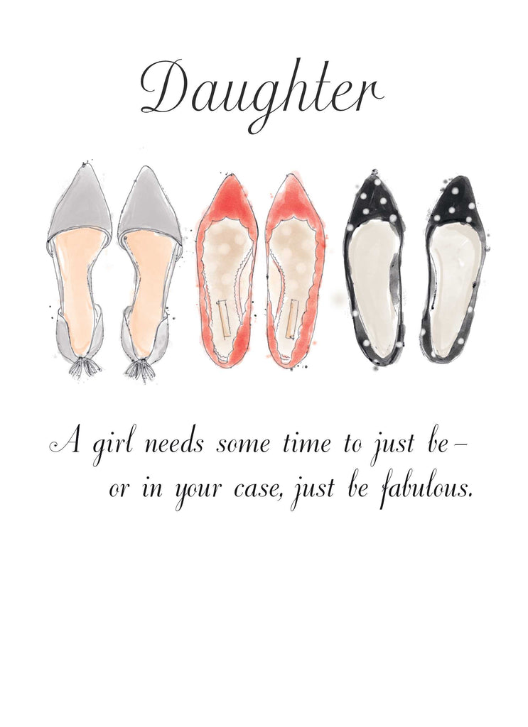 Daughter Classic Verse Illustration Shoes