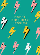 Contemporary Kids Birthday Editable Lightening