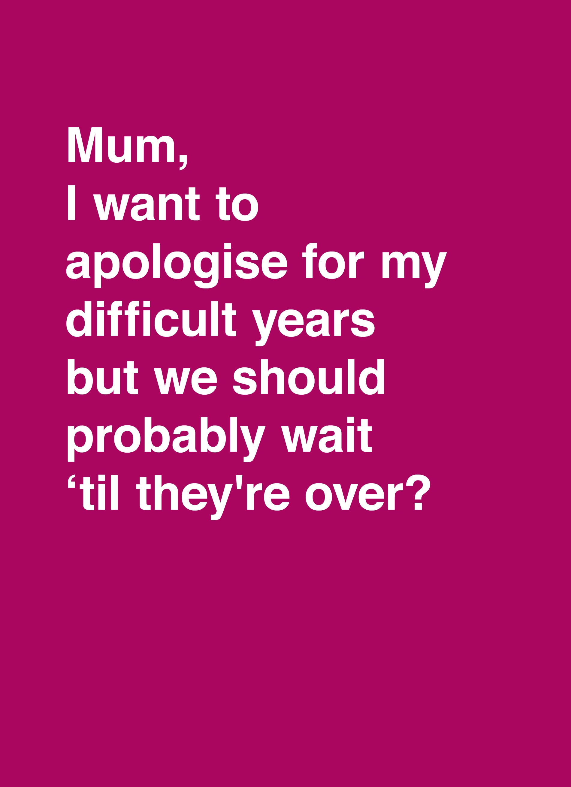 Funny Mum Favourite Card