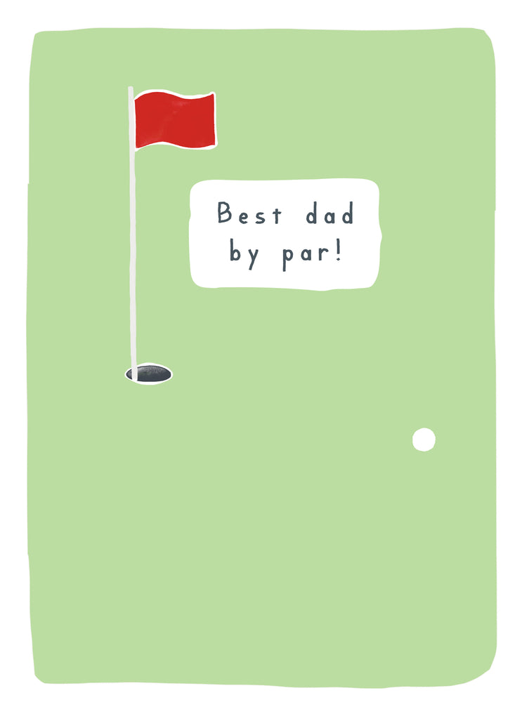 Dad Golf Ball Hole Flag