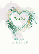 Wedding Bridesmaid Heart