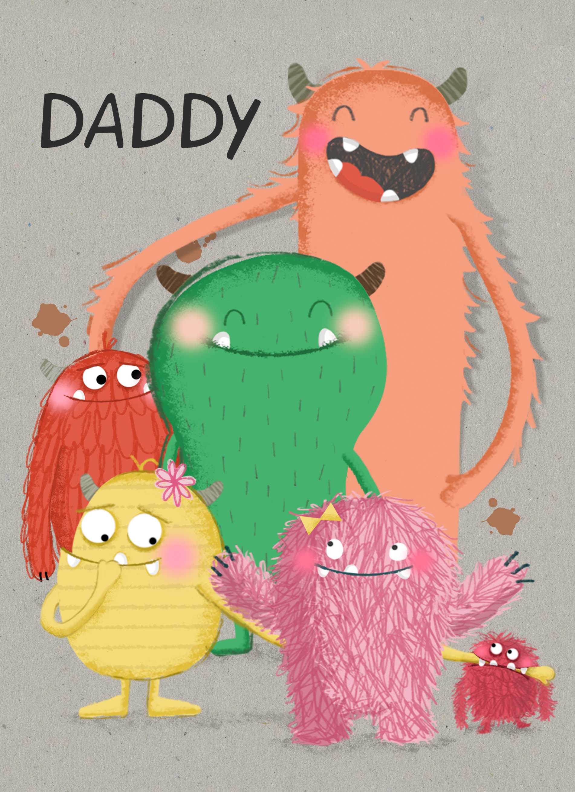 Daddy Colourful Monsters