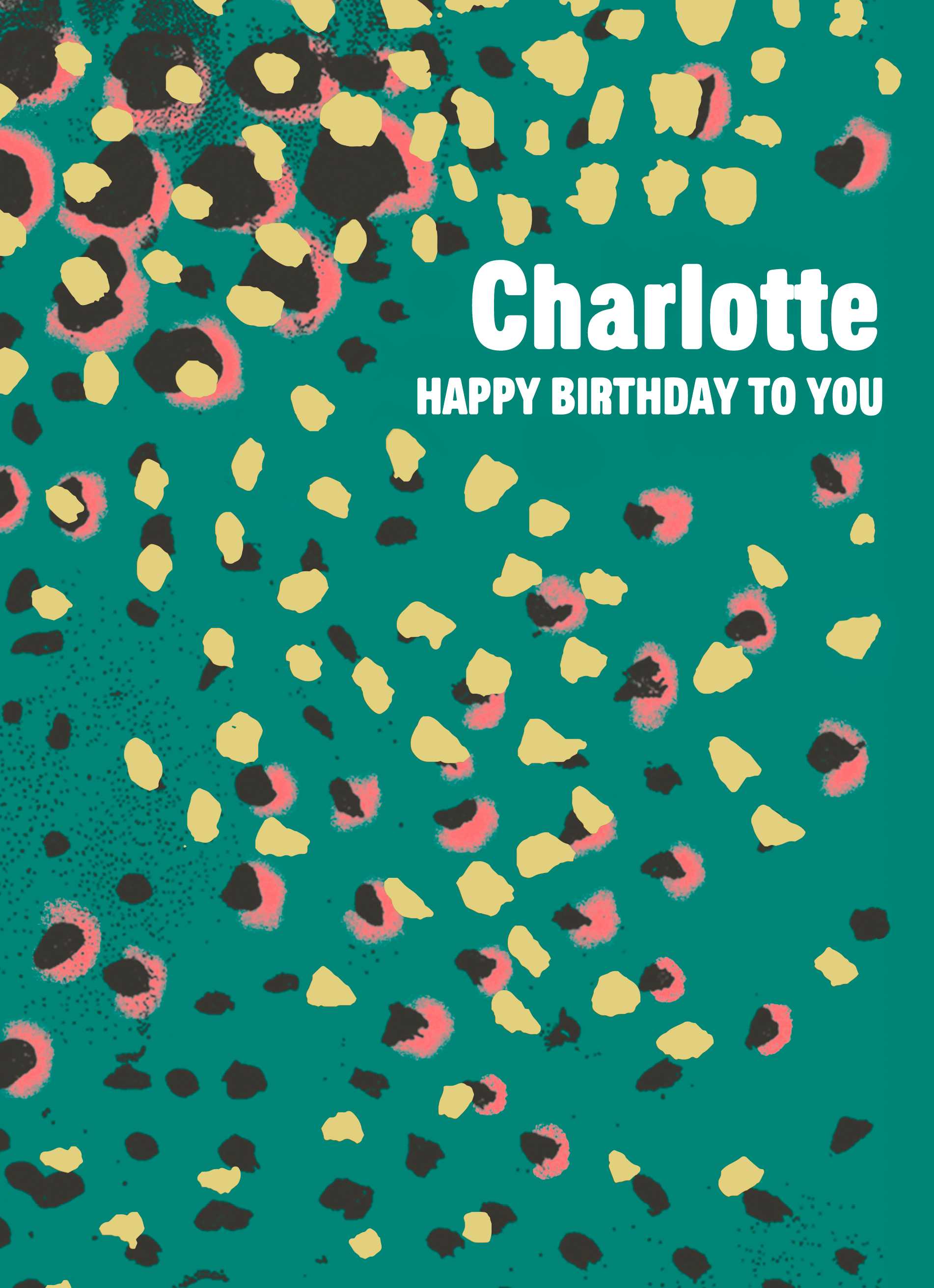 Modern Birthday Editable For Her Abstract