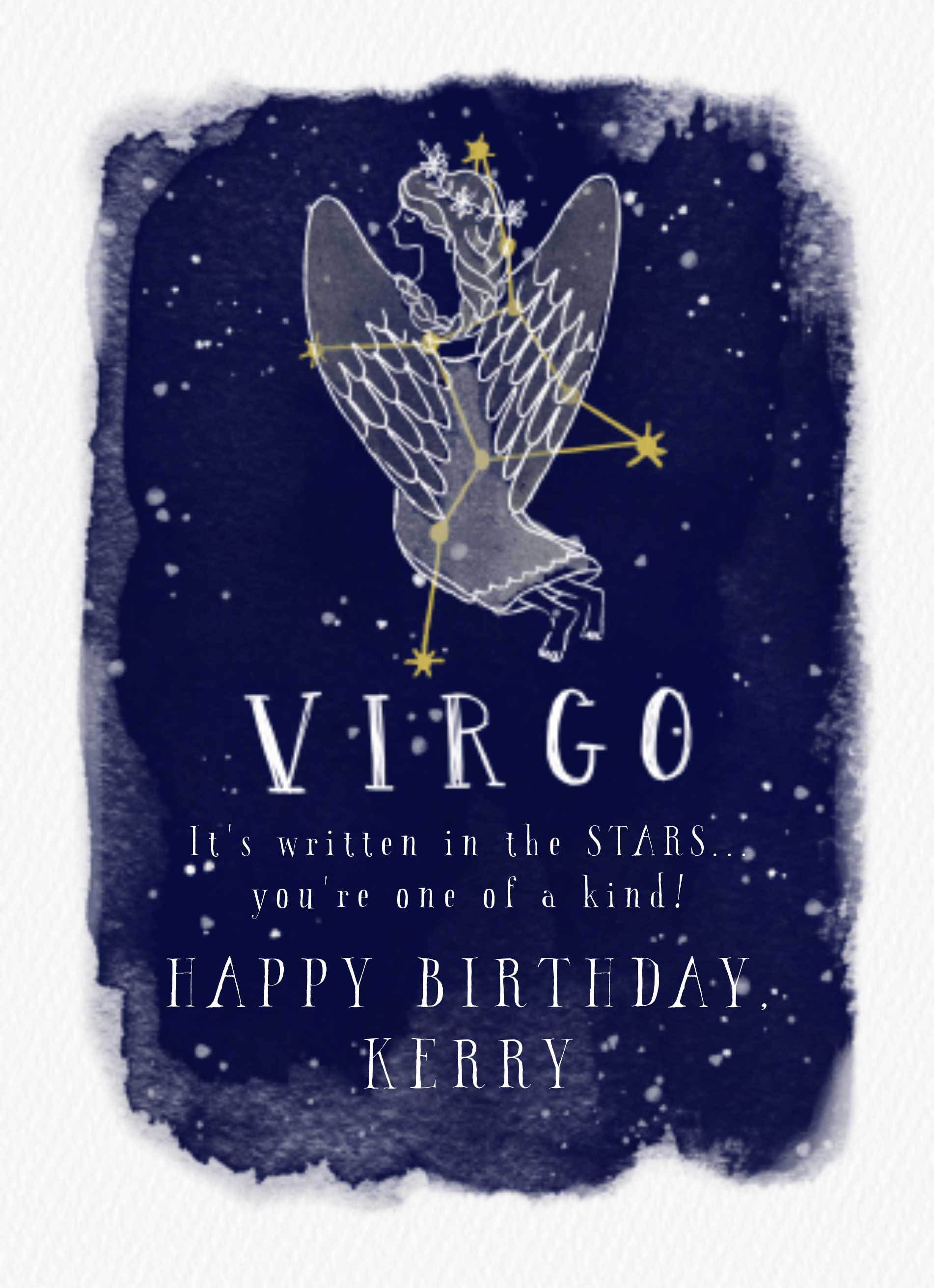 Contemporary Zodiac Symbol Virgo