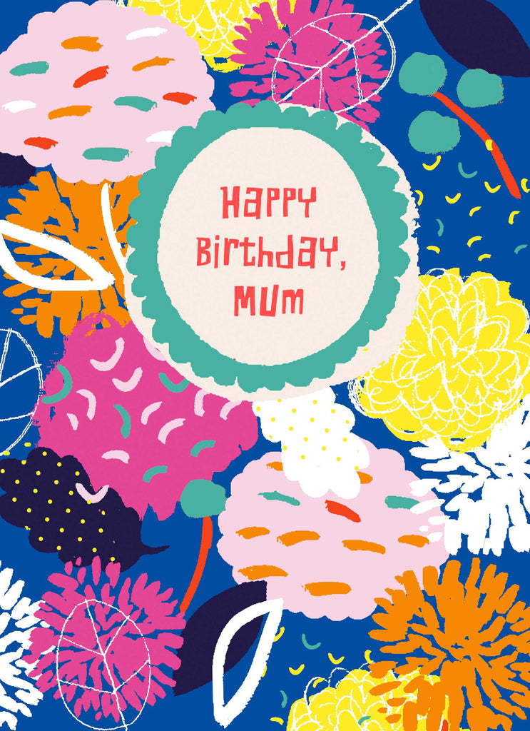 Mum Classic Multicoloured Floral Pattern