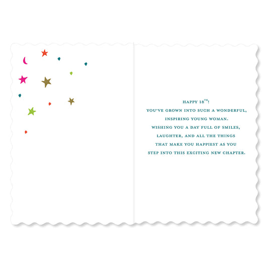 Hallmark 18th Birthday Card For Daughter - Inspiring Young Woman