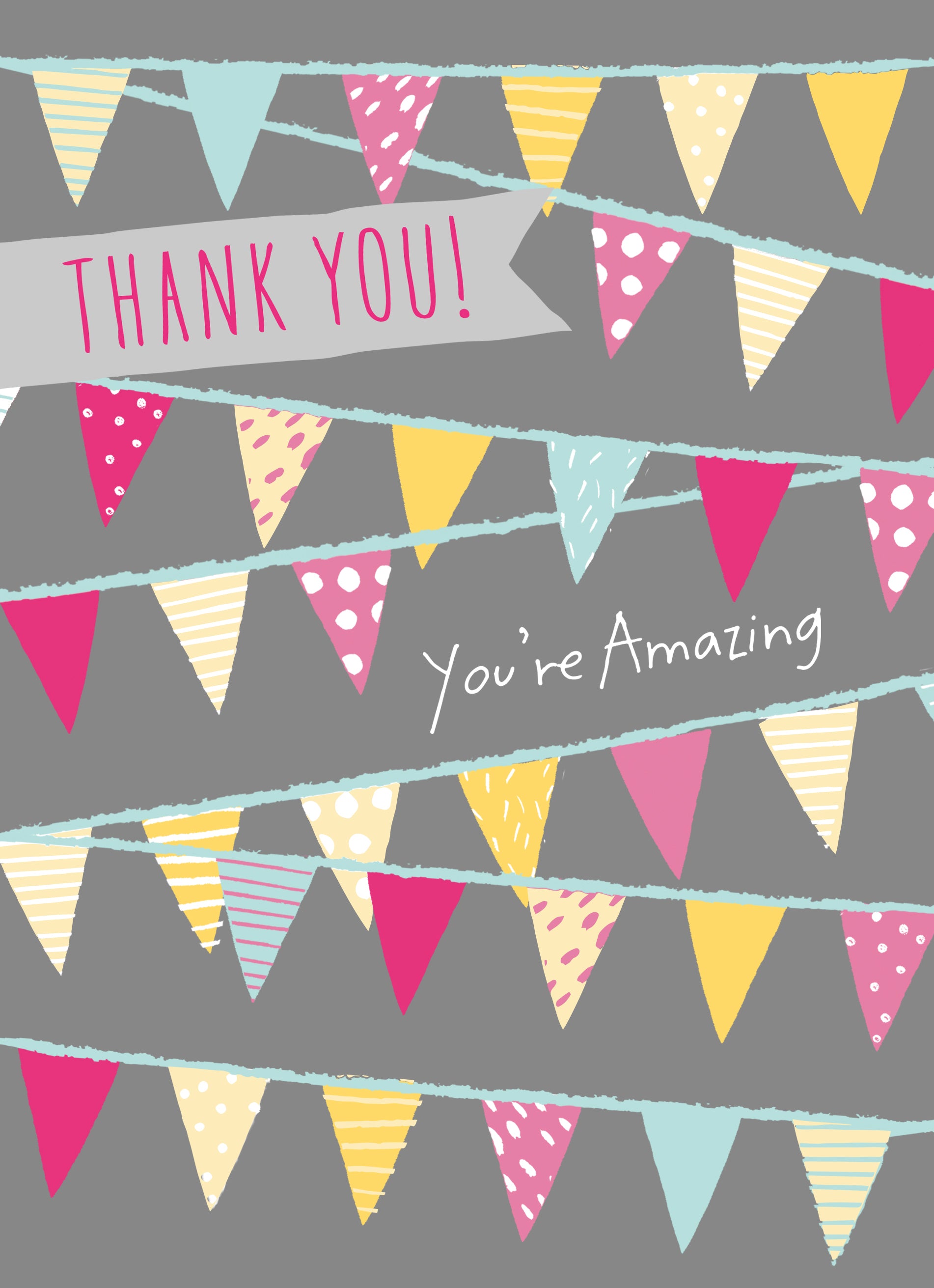 Classic Thank You Colourful Bunting