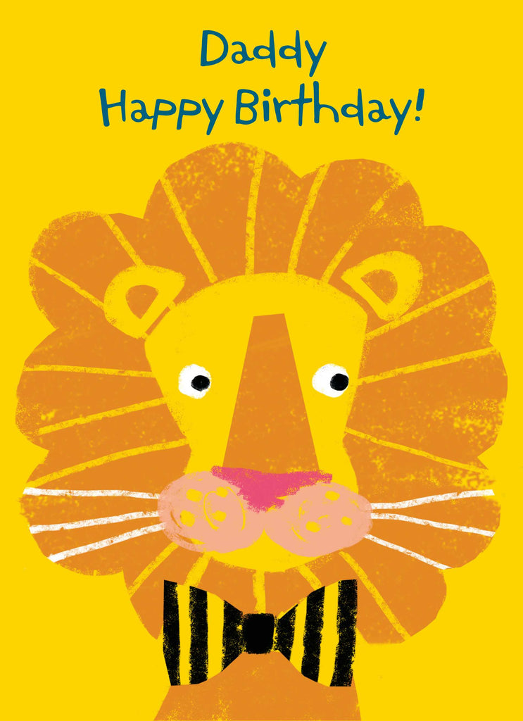 Daddy Happy Birthday From Kids Cute Lion