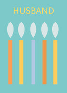 Husband Birthday Wishes Candles Editable