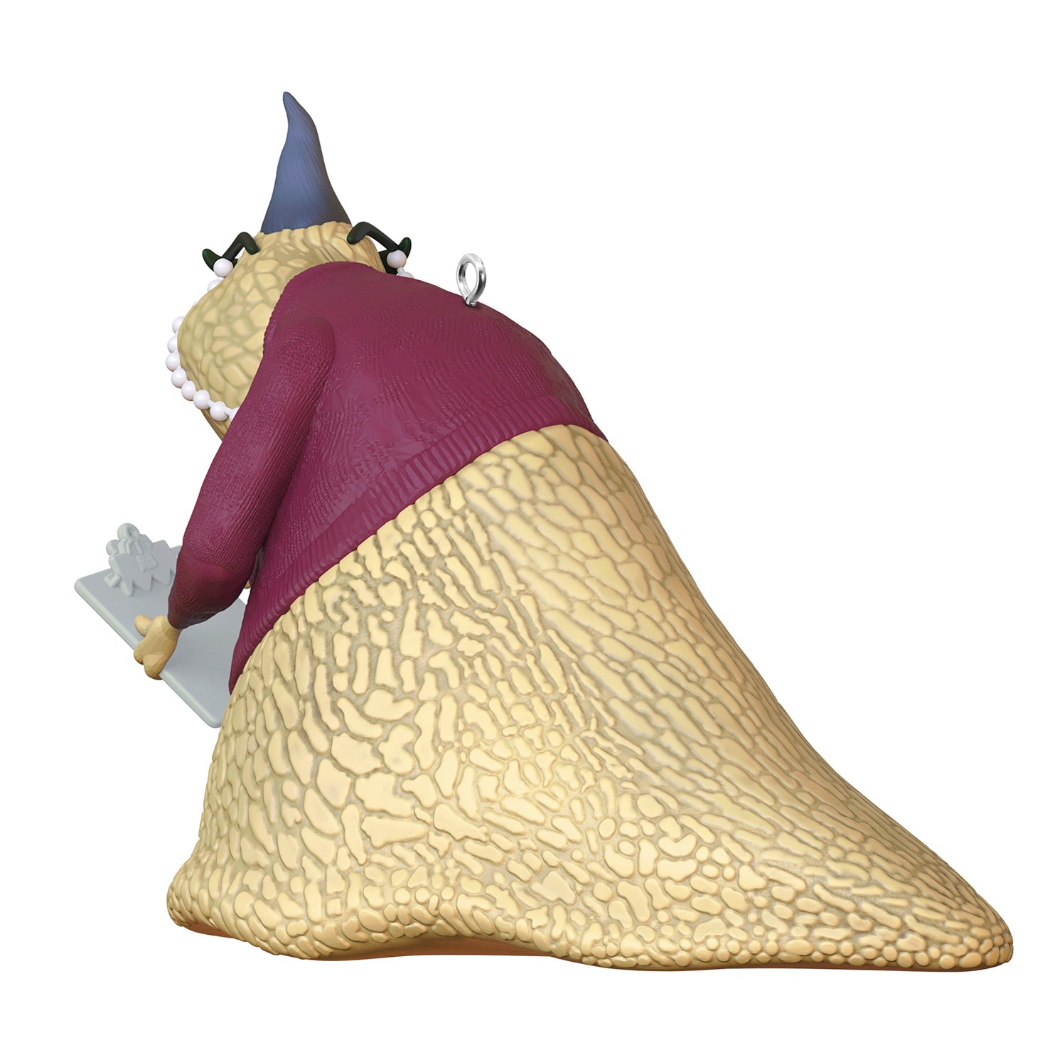 Disney/Pixar Monsters, Inc. Roz With Sound — 2026 Hallmark Keepsake Christmas Ornament featuring a detailed back view, wearing a burgundy cardigan.