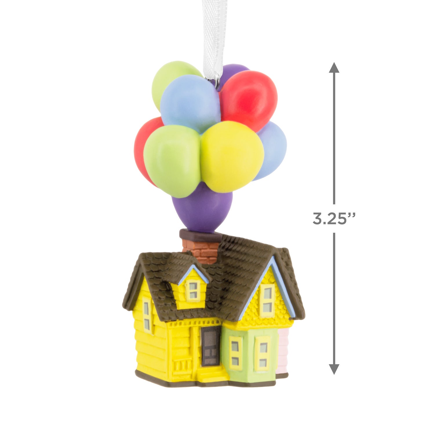 Disney/Pixar Up House - Hallmark Christmas Ornament featuring Carl's colourful house and balloons, approx. 8.25 cm tall.
