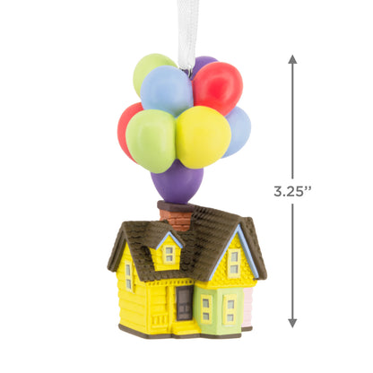 Disney/Pixar Up House - Hallmark Christmas Ornament featuring Carl's colourful house and balloons, approx. 8.25 cm tall.