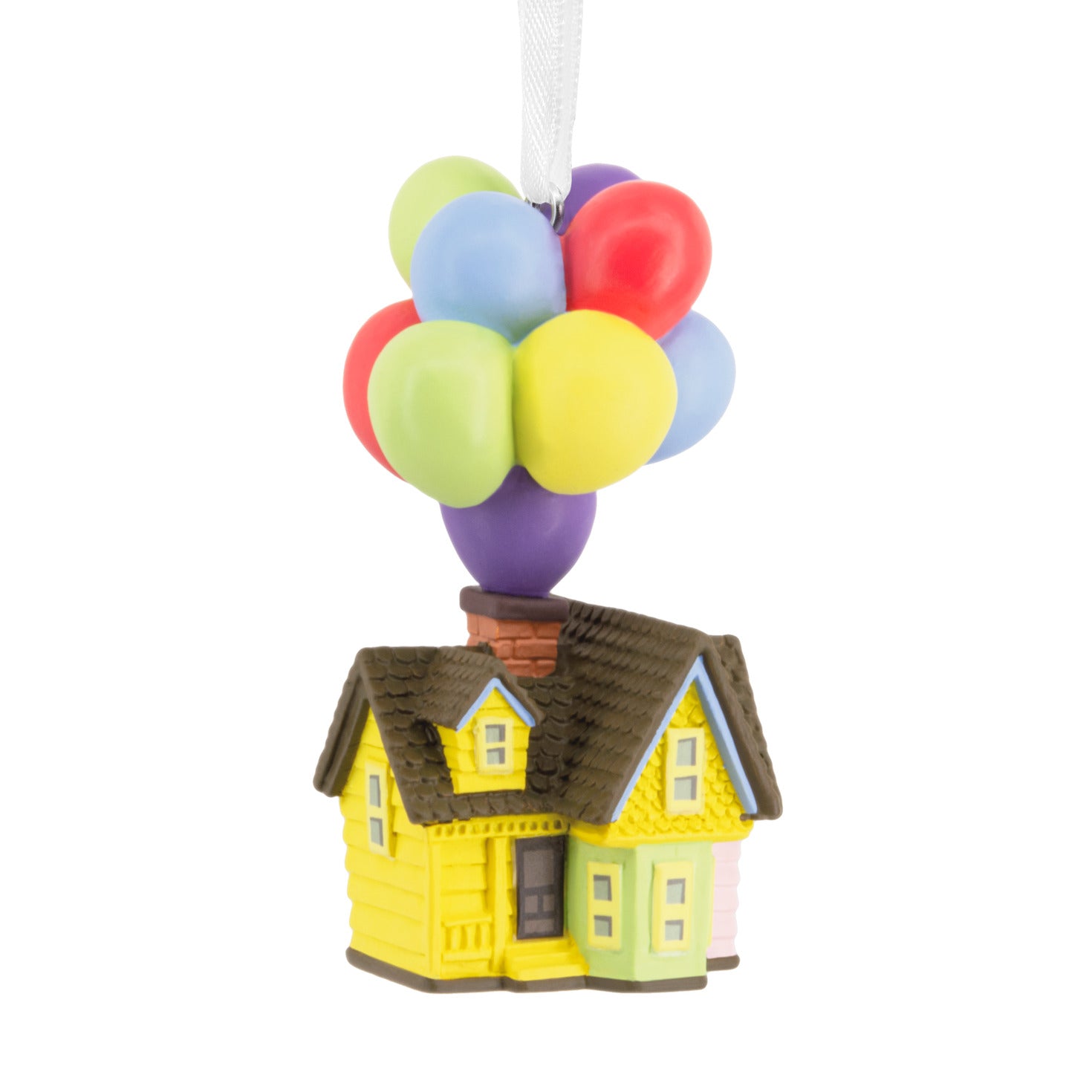 Disney/Pixar Up House - Hallmark Christmas Ornament featuring a colourful house with balloons, hanging from a ribbon.