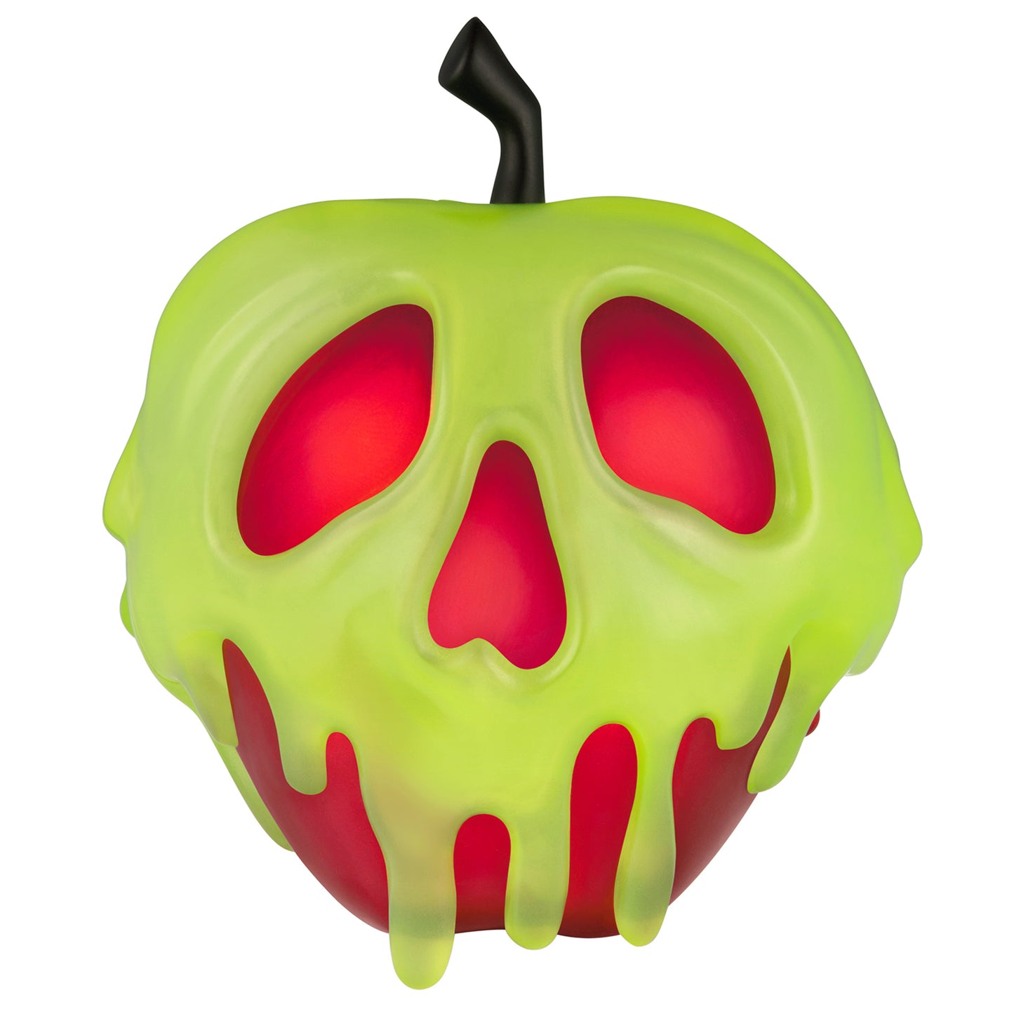 Disney Snow White and the Seven Dwarfs Just One Bite With Light — 2026 Hallmark Keepsake Christmas Ornament, illuminated poison apple detail with skull face, green and red colours