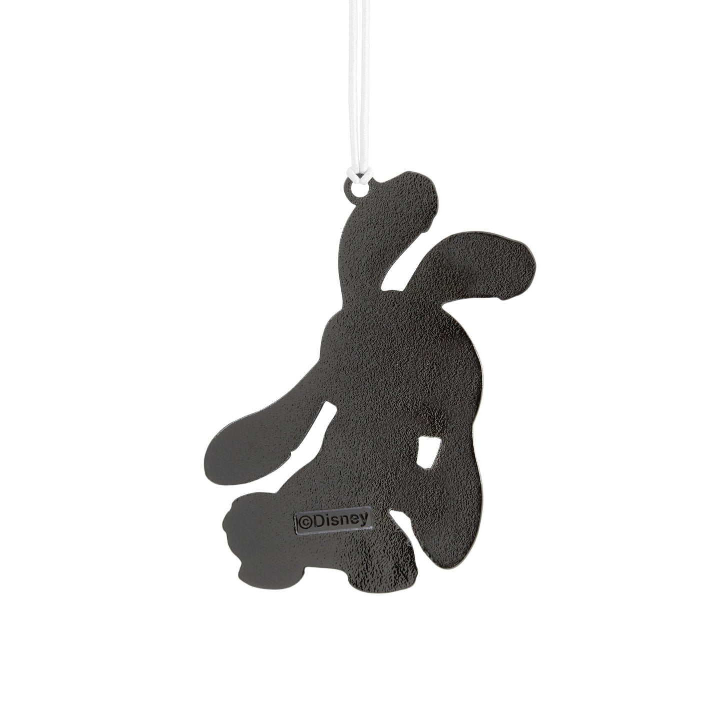 Hallmark Ornament (Disney Stitch Bunny, Metal) silhouette showing cut-out bunny design against a white background.