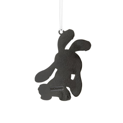 Hallmark Ornament (Disney Stitch Bunny, Metal) silhouette showing cut-out bunny design against a white background.