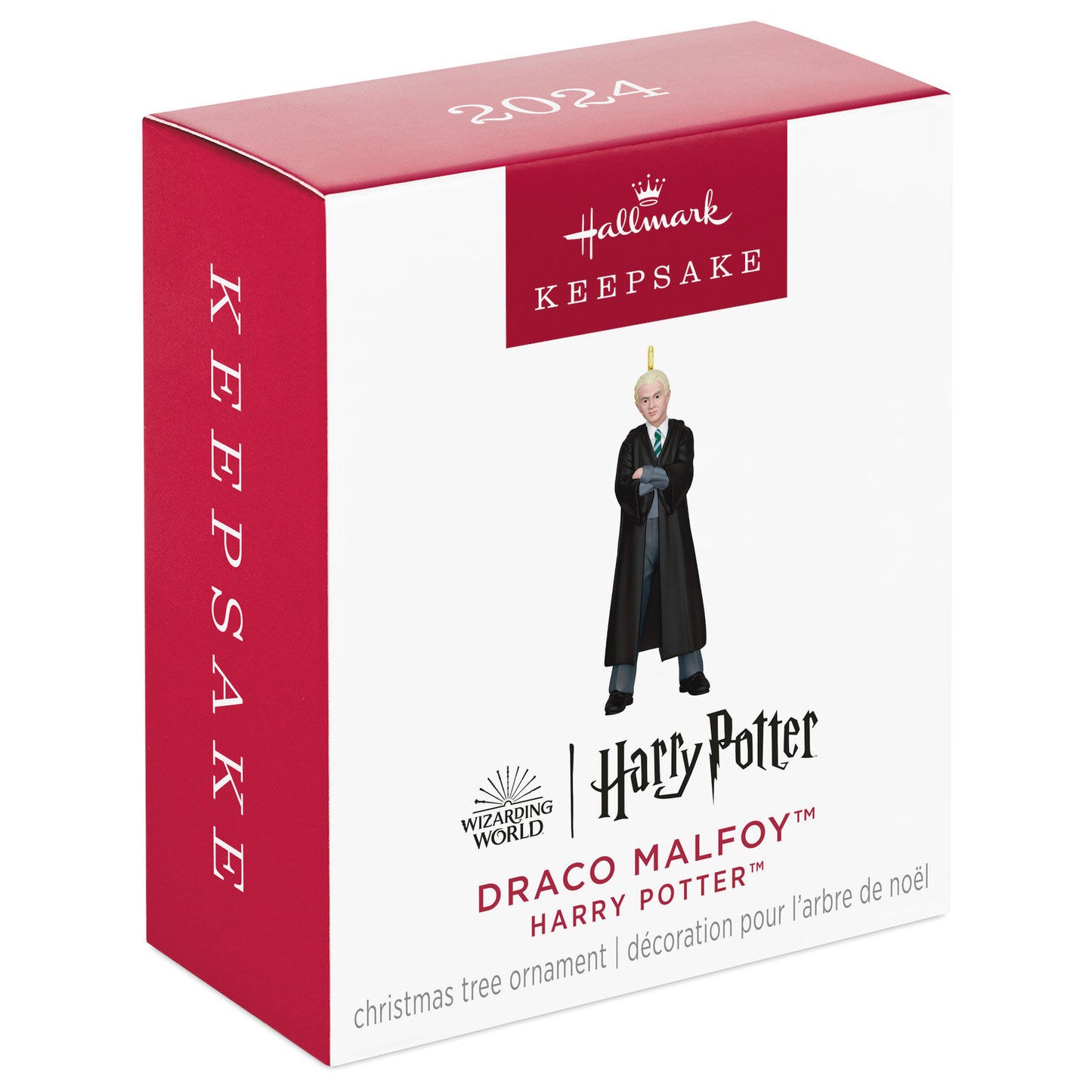 Harry Potter™ Draco Malfoy™ (Miniature) — Hallmark Keepsake Christmas Ornament in packaging with illustration of character.