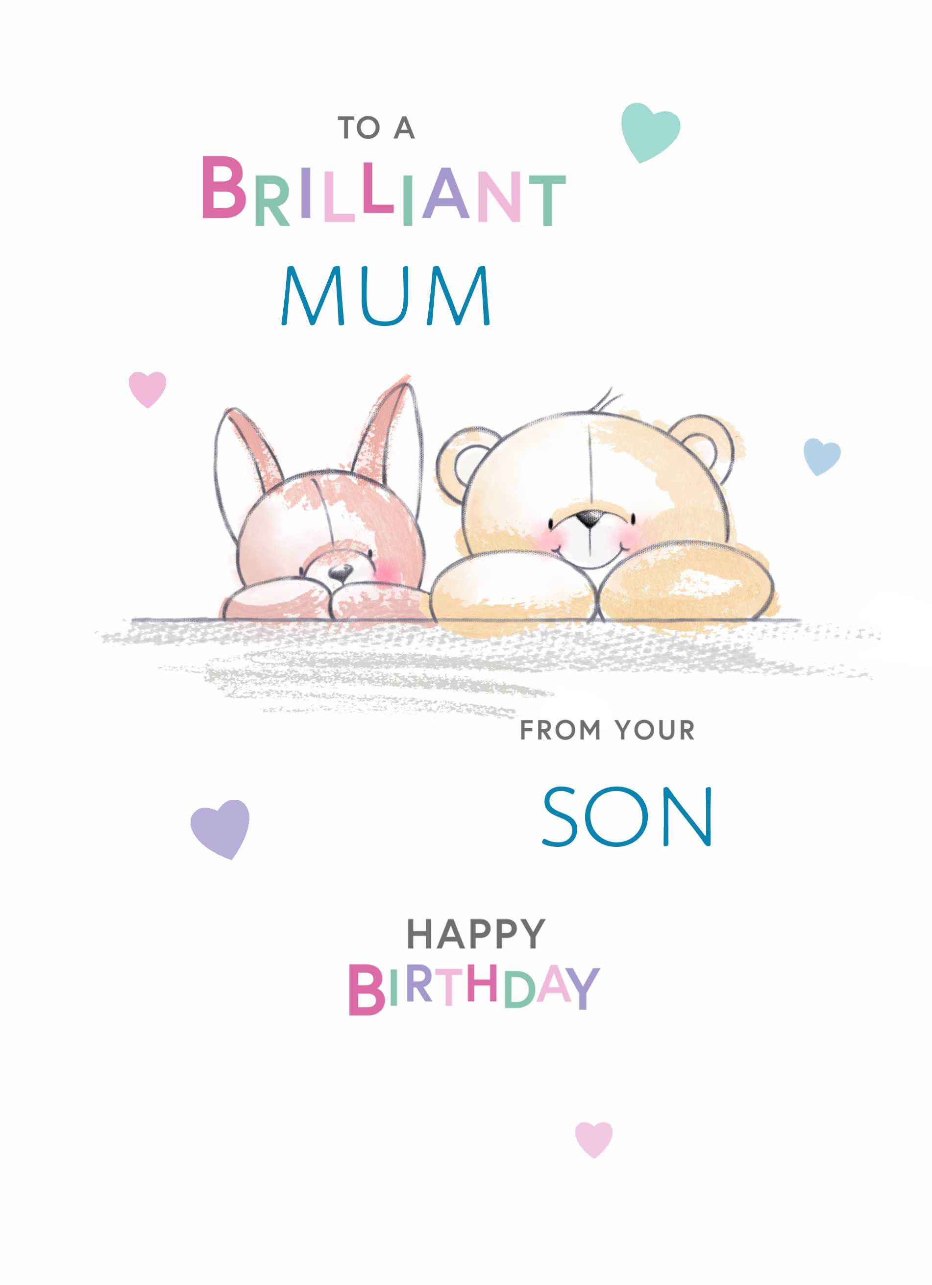 Cute Birthday Mum From Son Forever Friends Teddies