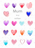 Mum 16 Hearts Pattern