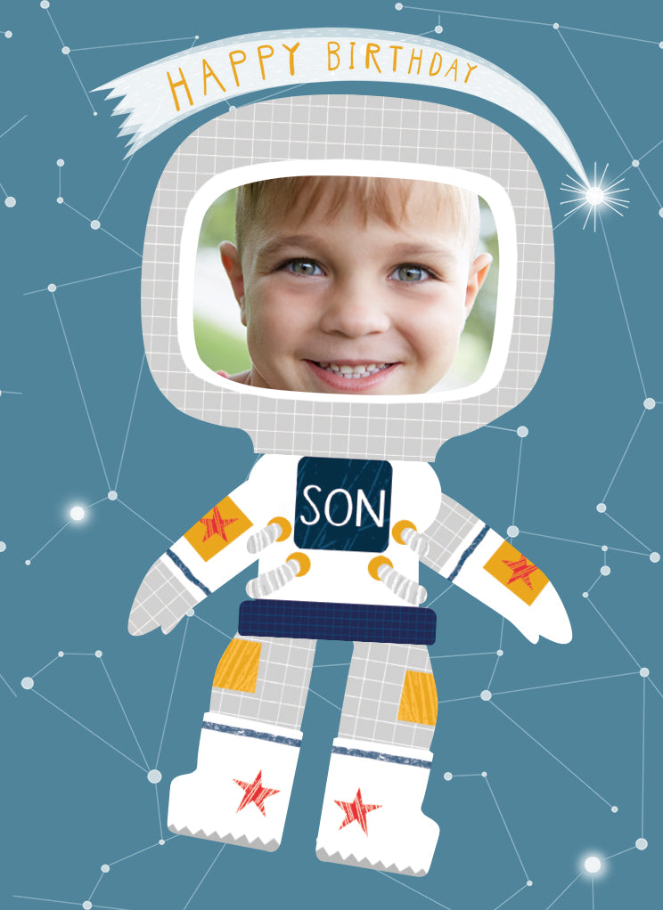 Son Photo Upload Space Astronaut