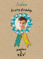 Birthday Editable Rosette Number One You