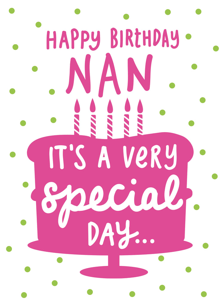Contemporary Nan Birthday Cake Special Day