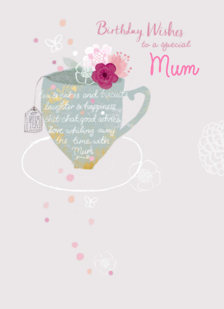Teapot Birthday Mum Wishes