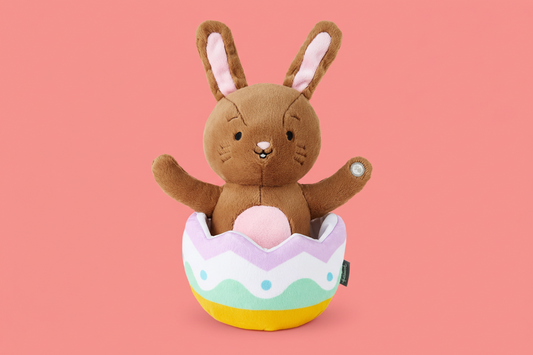Excited for Eggs Bunny Plush With Sound and Motion