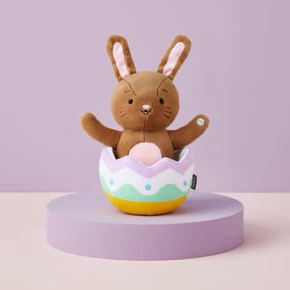 Excited for Eggs Bunny Plush With Sound and Motion