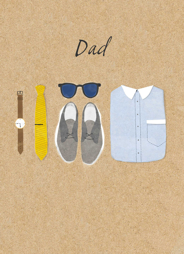 Dad Classic Shirt Tie Shoes Sunglasses Smart