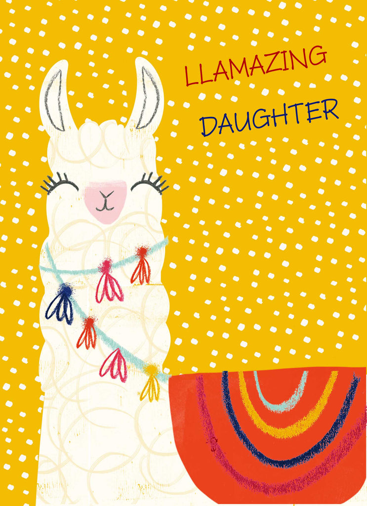 Daughter Contemporary Fun Llama